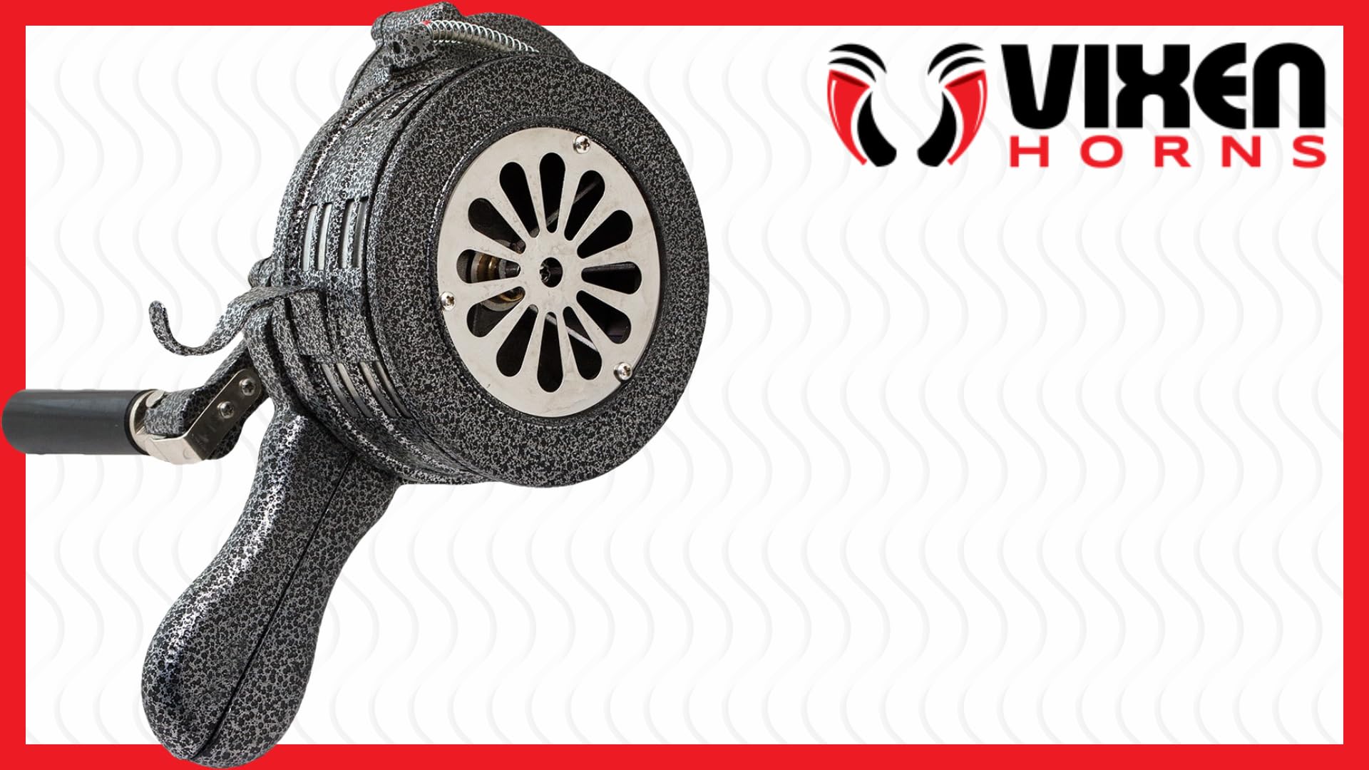 Watch Vixen Horns Hand Crank Manual Operated Portable Metal Alarm